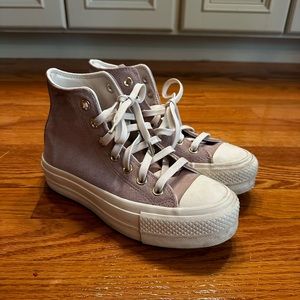 Platform converse all star high tops 💫